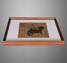 临澧书画装裱配框服务案例